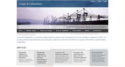 Desktop Screenshot of campo-ochandiano.com